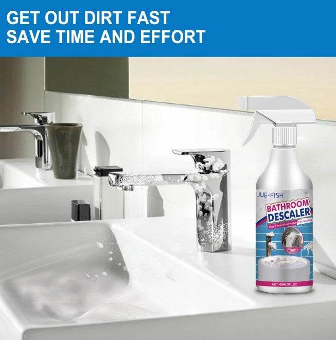 Stainless Steel Cleaner For Bathroom Washbasins, Stain Removal Cleaner For Shower Room Glass Scale, Bathtub Cleaner