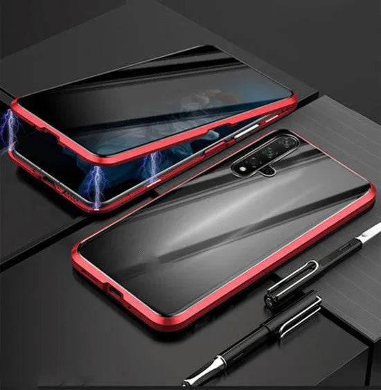 iPhone Case Anti-peep Magnetic  Privacy Glass Protective Shell Magnetic
