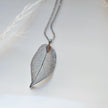 Real leaf necklace