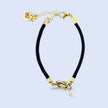 Knot & Moon Cord Bracelet