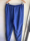 Vintage 1980s Royal Blue Silk Pants | Size Large