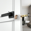 Modern Square Door Lever | Matte Black & Satin Nickel | Keyed, Privacy, Passage, Dummy | Contemporary Square Rosette