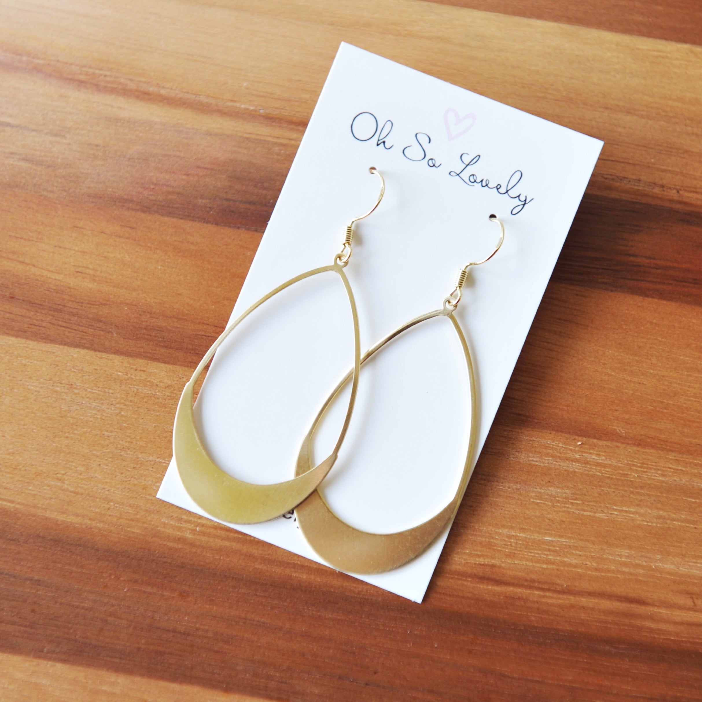Talia Brass Earrings