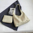 2Pcs Handbags Large Capacity Women's PU Leather Bags + Wallet