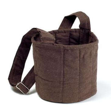 To-Go Ware 2-Tier Cotton Carrier Bag, Plum Brown