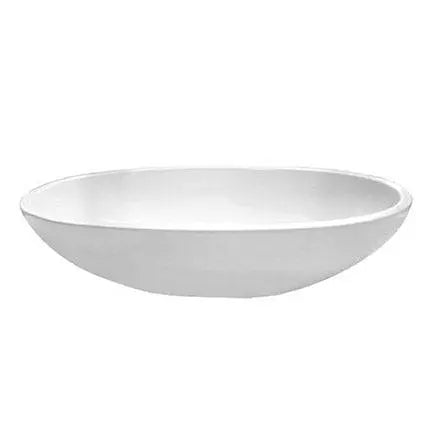 Long bol ovale, blanc, 15