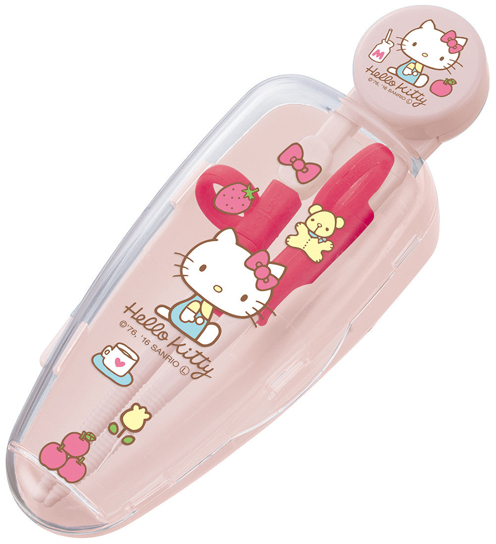 【Officiel】 Bâtonnets de cuisine d'apprentissage Deluxe (avec étui) 【Hello Kitty années 70】