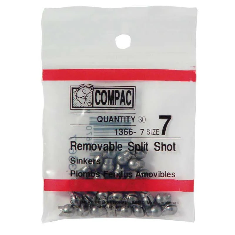 🍁COMPAC Removable Split Shot Sinkers