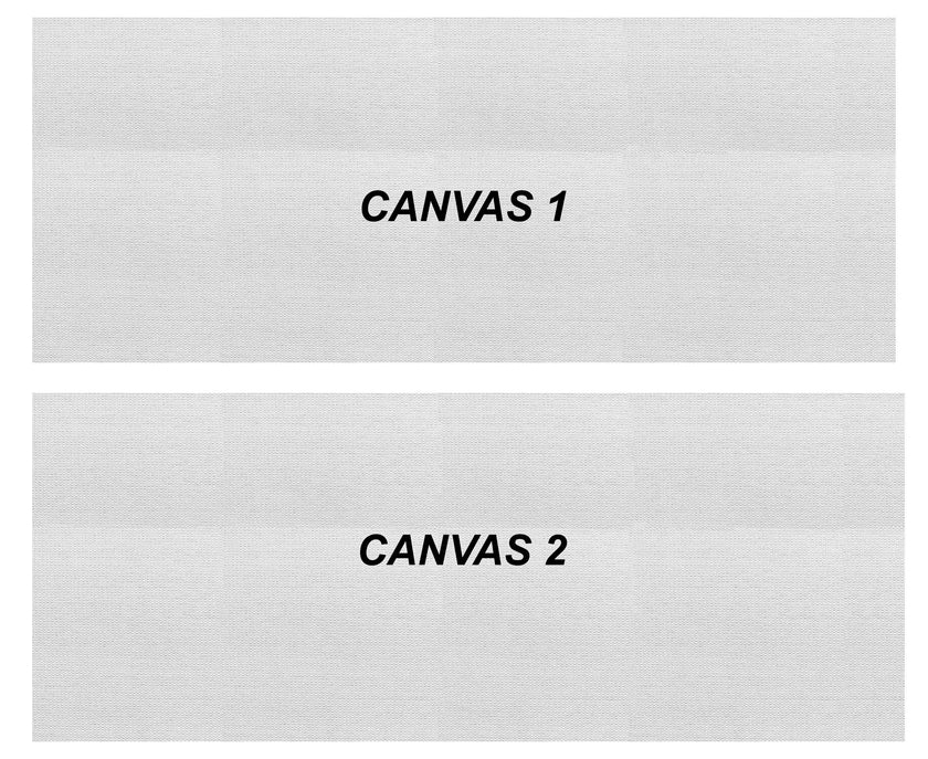 Toile personnalisée, 2 pièces, 8