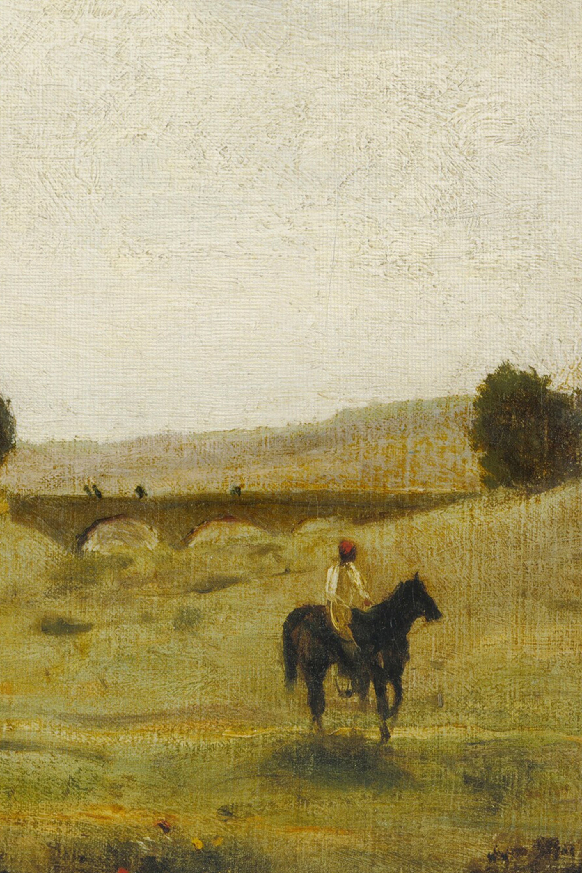 ÉVEIL DES CHAMPS, CADRE VINTAGE BRONZE