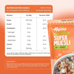 Super Muesli Nut Delight - 69% de céréales complètes, 20% de fruits secs et de noix, fruits infusés sans sucre ajouté - Riche en protéines et en fibres - Céréale de petit-déjeuner haut de gamme |