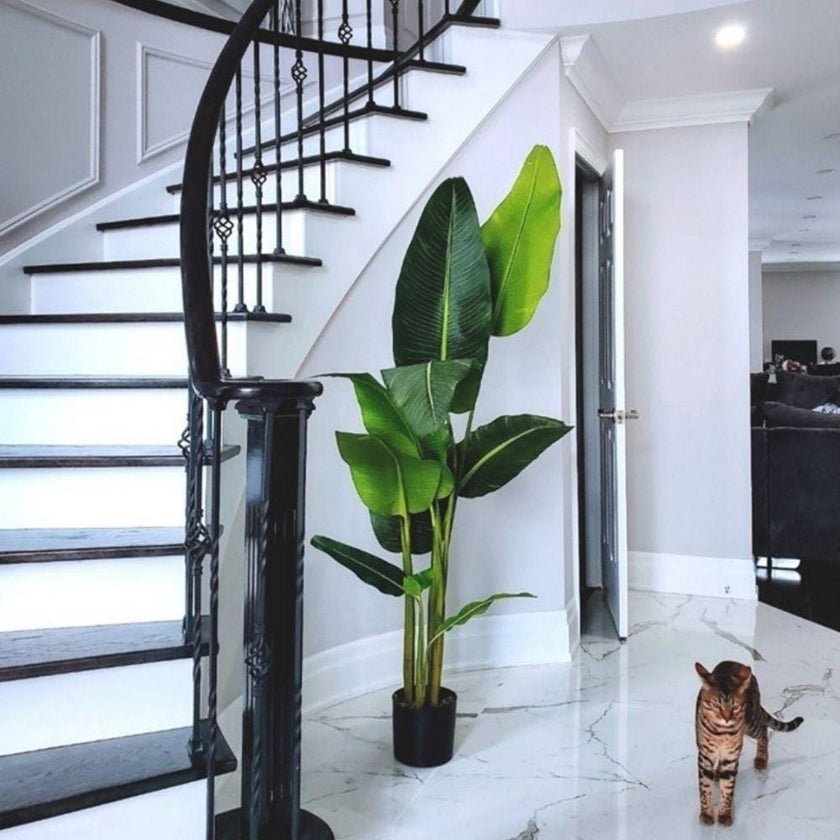 Dani Artificial Travellers Palm Tree Potted Plant (Multiple Sizes)