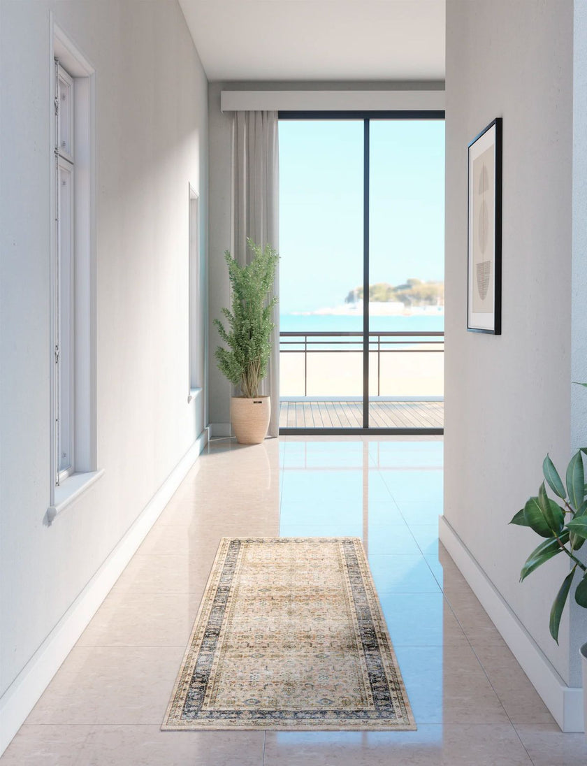 Miriam Yellow Beige Rug