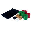 32 Red and Green Carrom / Pichenotte / Croquignole Rings - (Red / Green/ Natural/ Black / White) - Anneaux De Pichenottes - Game Accessories / Accessoires De Jeu