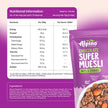 Super Muesli Riche en Protéines au Chocolat 400g – 61% de Céréales Entières, 14% de Fruits à Coque - 17% de Protéines, Source de Fibres Alimentaires et de Lipides Saines