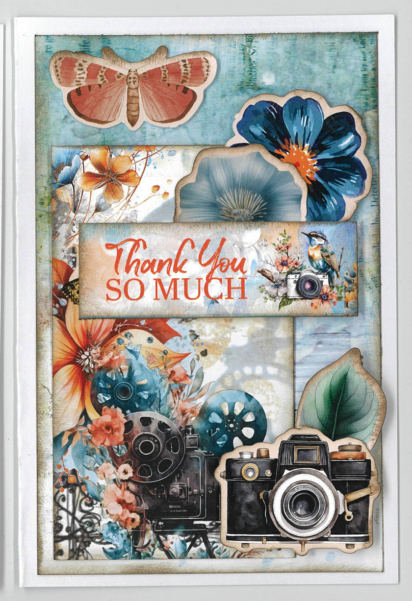 3Quarter Designs Cerulean Score 6x4 Card Pack