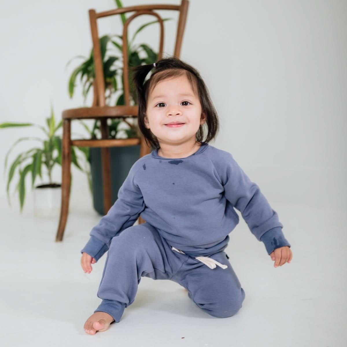 Baby/Kids' Bamboo Fleece Raglan Pullover | Terracotta