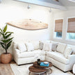 Rafa- Water Hyacinth Natural Round Floor Planter