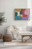 SOFT MOSAIC, Oeuvre sur toile étirée