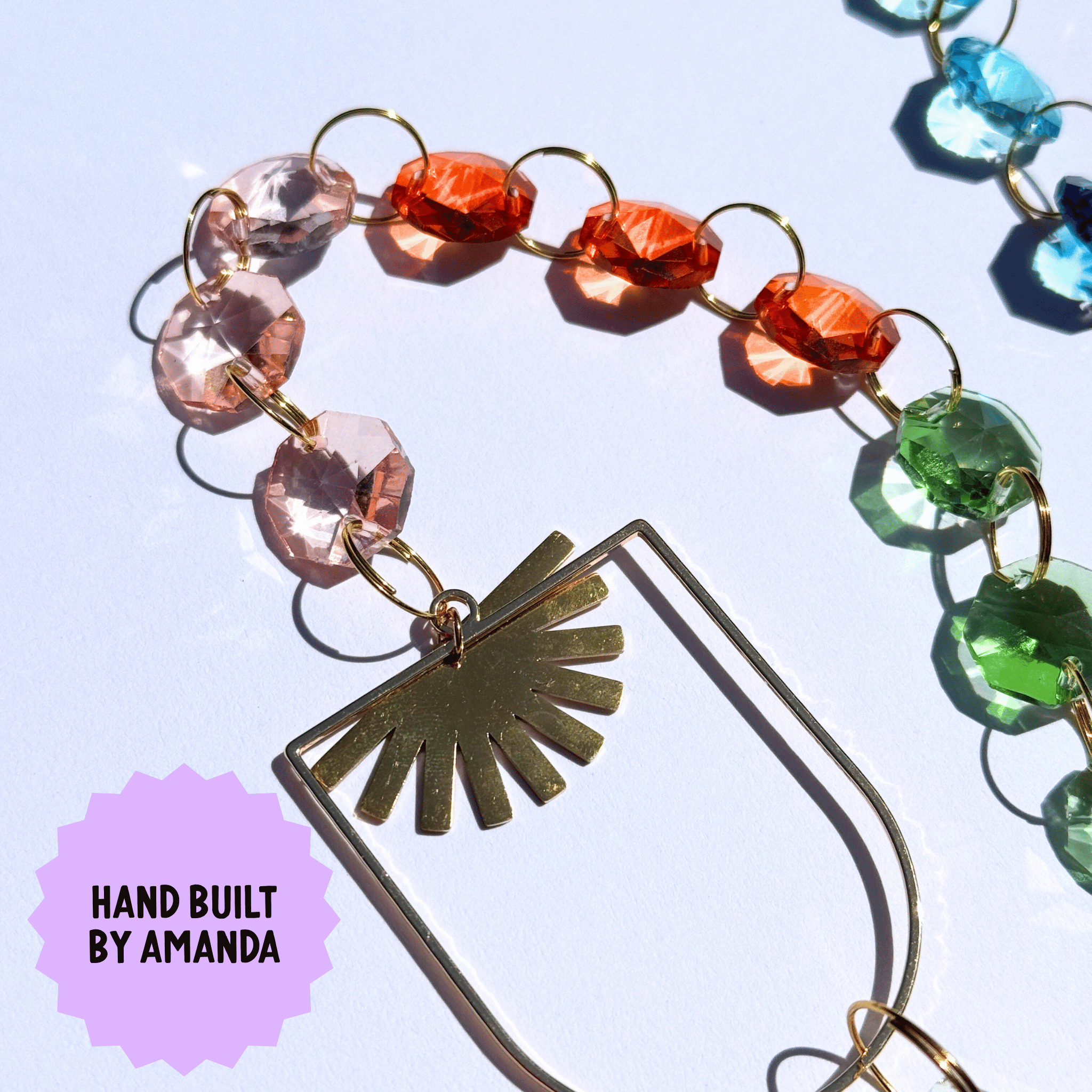 Collage Prism Suncatcher