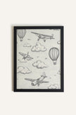 CIEL D’AVENTURE, Toile rigide encadrée