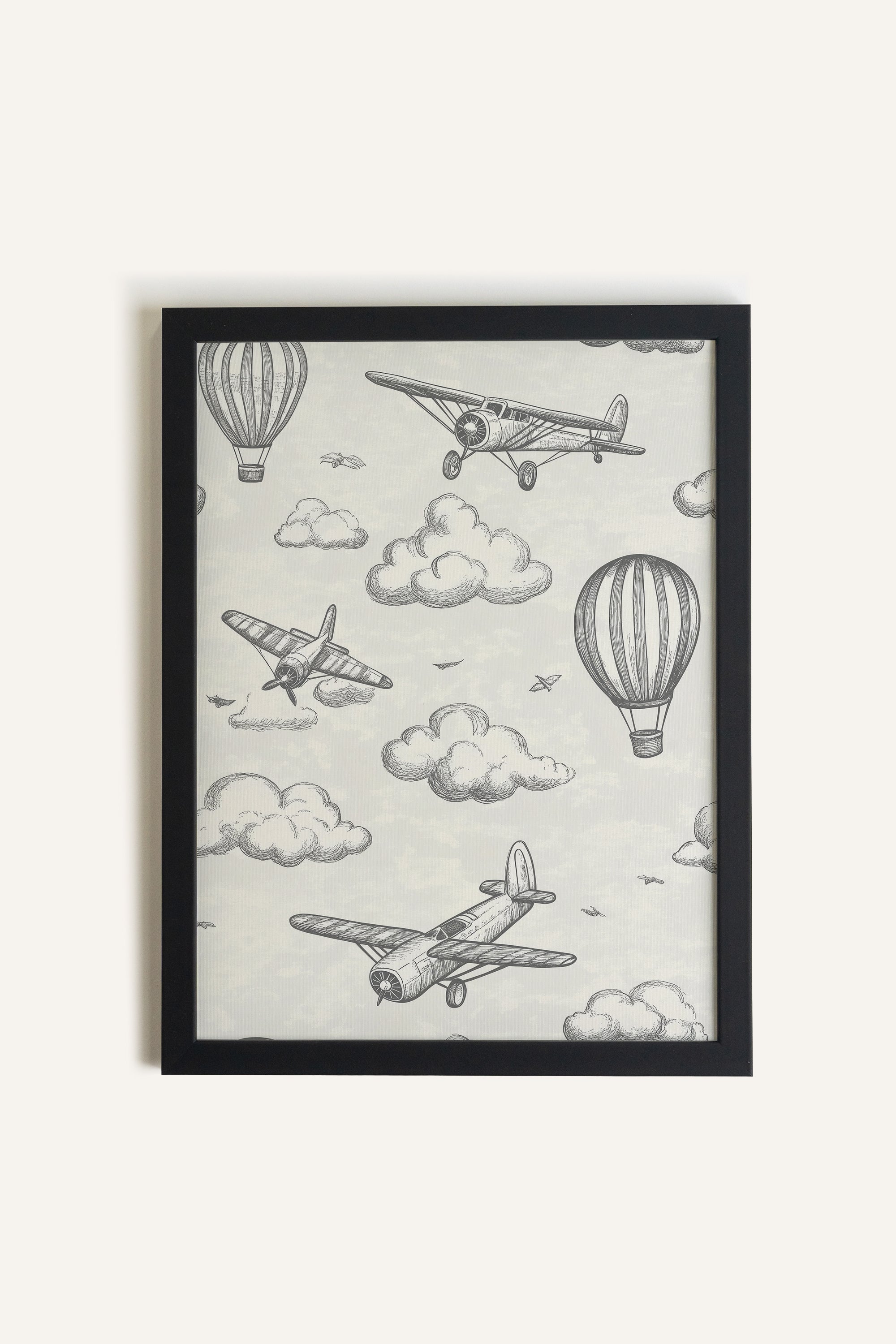 CIEL D’AVENTURE, Toile rigide encadrée
