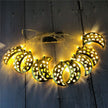 Metal Crescent Lights String