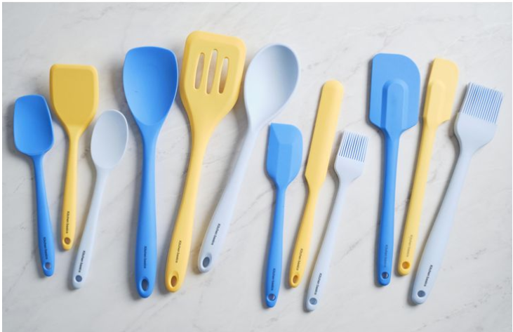 KITCHEN BASICS - Utensil Set 3/ST Turner, Spoon, Spoon-Spatula