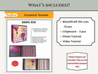 CrafTreat Scrapbook Blanks - Basic 8x8 - Kraft Color