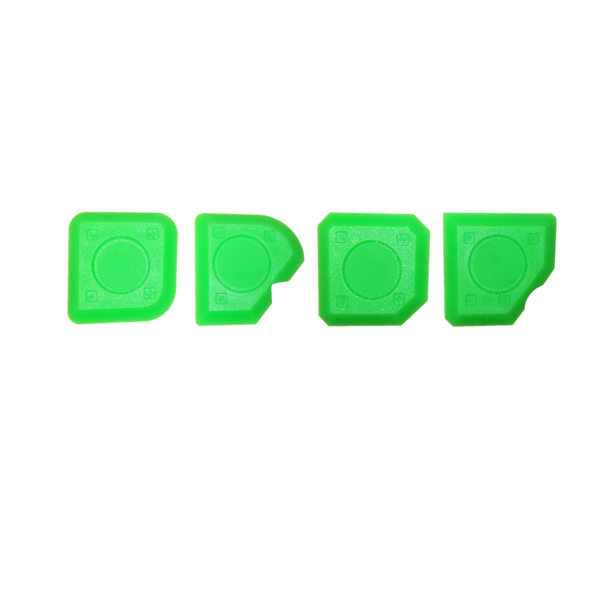 Caulk Slicker Squares 4 Piece Set Polyurethane - Caulking/Finishing Tool