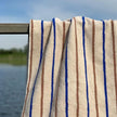 Raita Hooded Towel - Caramel / Optic Blue
