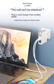 Magnetic Wireless Fast Charge Power Bank 10000mAh with Built-In Plug – Black & White