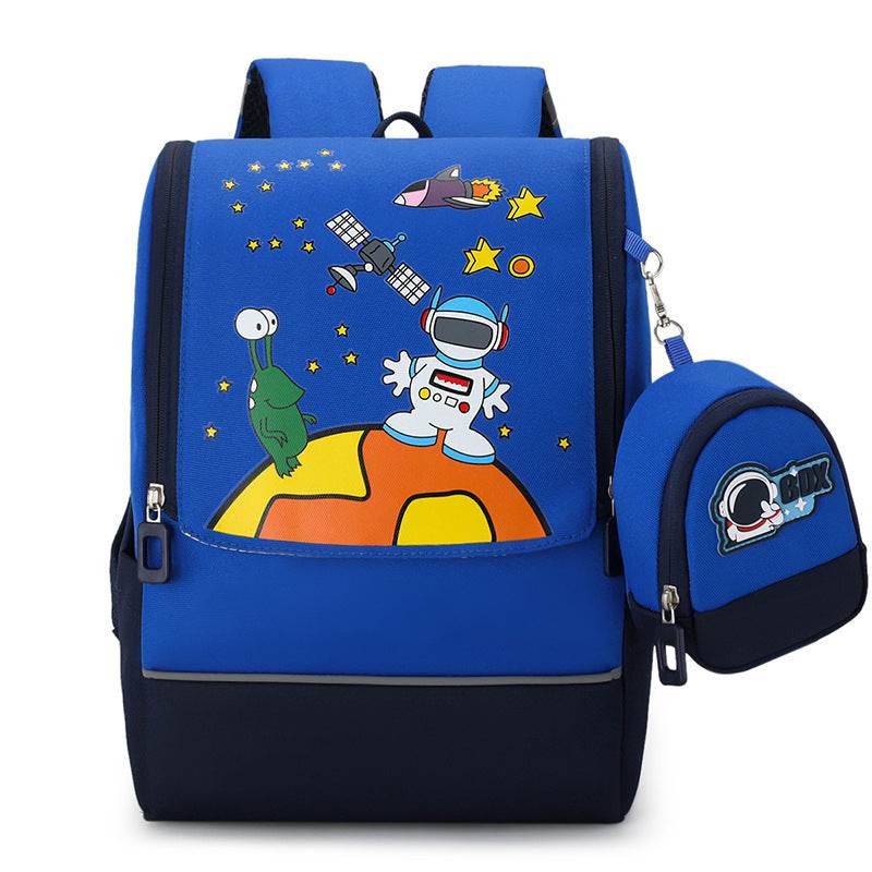 Primary School Children Cute Cartoon Backpack Kids Back support School Bag