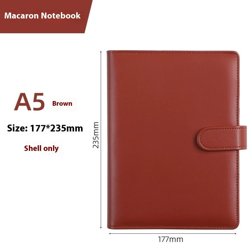 A5 PU Leather Notebook Binder Shell – Macaron Colours | 11 Colours