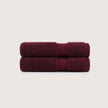 Pure Cotton Bath Towel Set – Burgundy & Turquoise | 500gsm Wholesale Towels