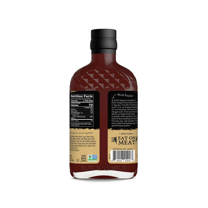 Rufus Teague Whiskey Maple BBQ Sauce