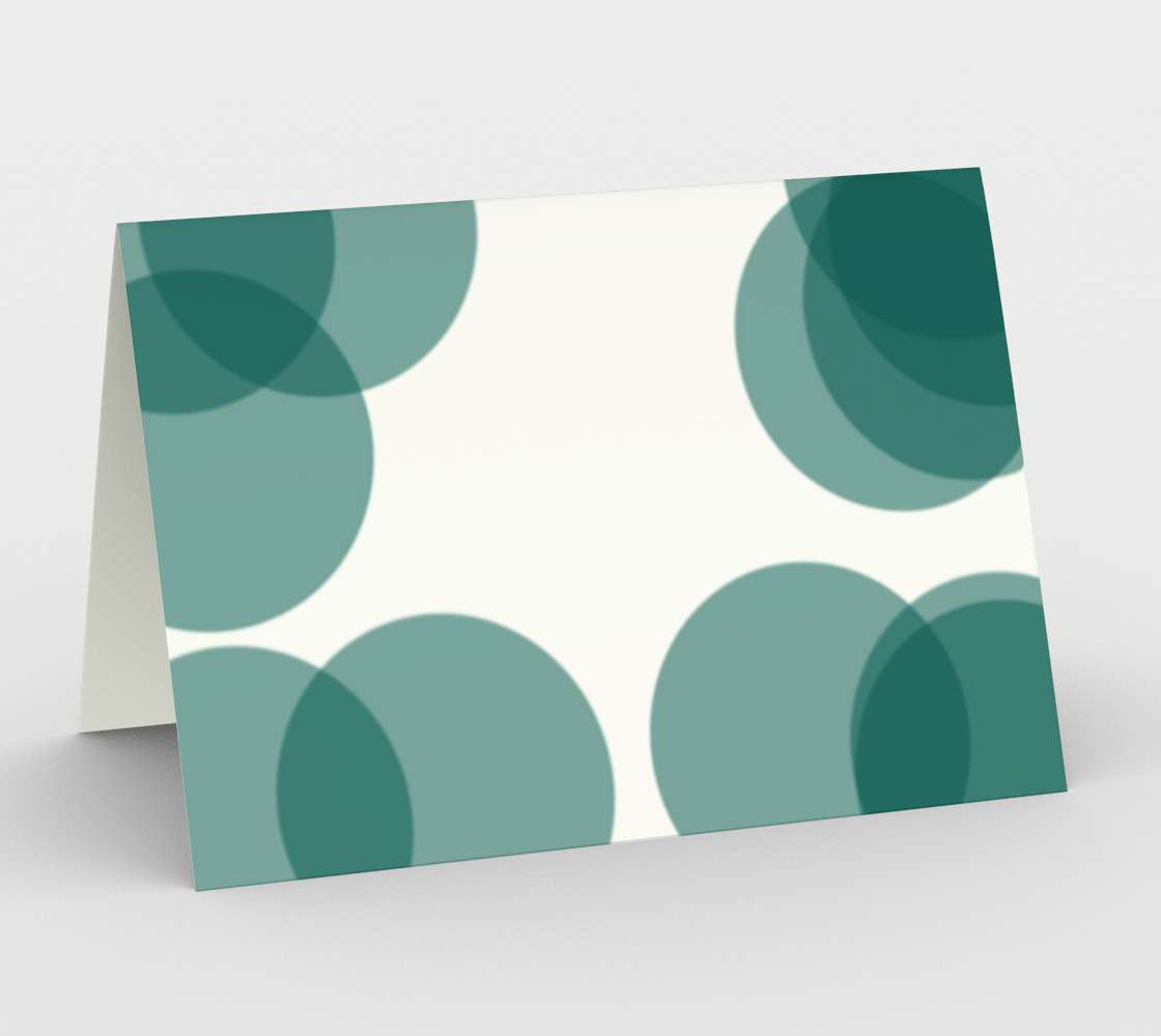 Set of 3 Blank Greeting Cards | 5 x 7 | Bubbles