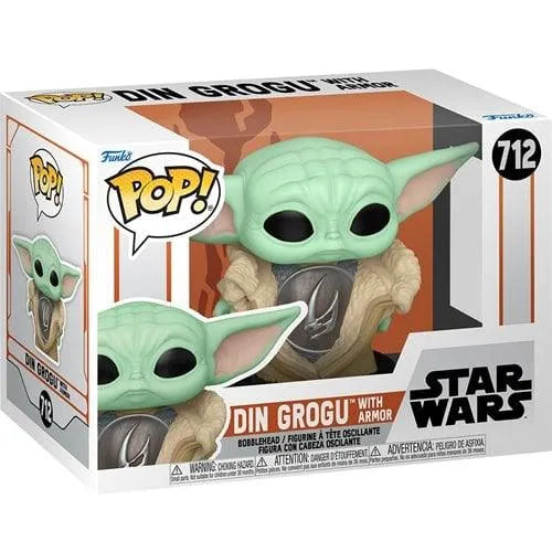 Star Wars: The Mandalorian Din Grogu with Armor Funko Pop! Vinyl Figure #712