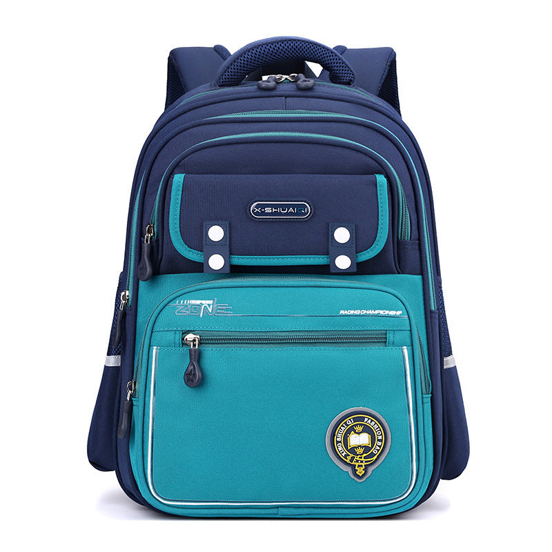 Kids Ergonomic School Backpack – Spine Protection Oxford Cloth Bag for Primary School Students
