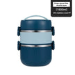 2 layer 304 Stainless Steel Thermal Insulated Lunch Container
