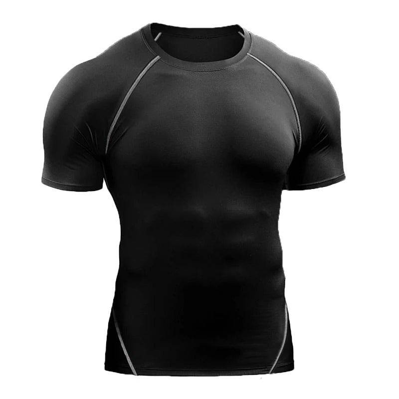 Quick Drying Men Short Sleeve Exercise Running Workout T-shirt Top