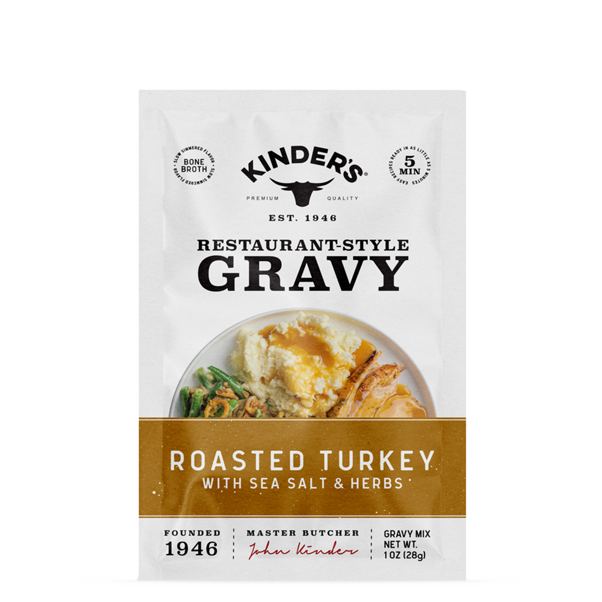 Kinder's Roasted Turkey Bone Broth Gravy