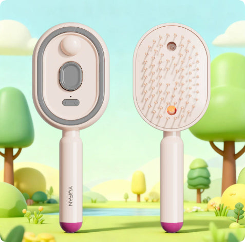 Mist Spray Airbag Massage Comb – Electric Hair Nourishing Brush with Essential Oil Atomization