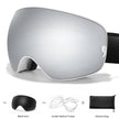 Men's And Women's Anti-fog Card Myopia Glasses Coated Large Spherical Eye Protection Ski Mountaineering Equipment