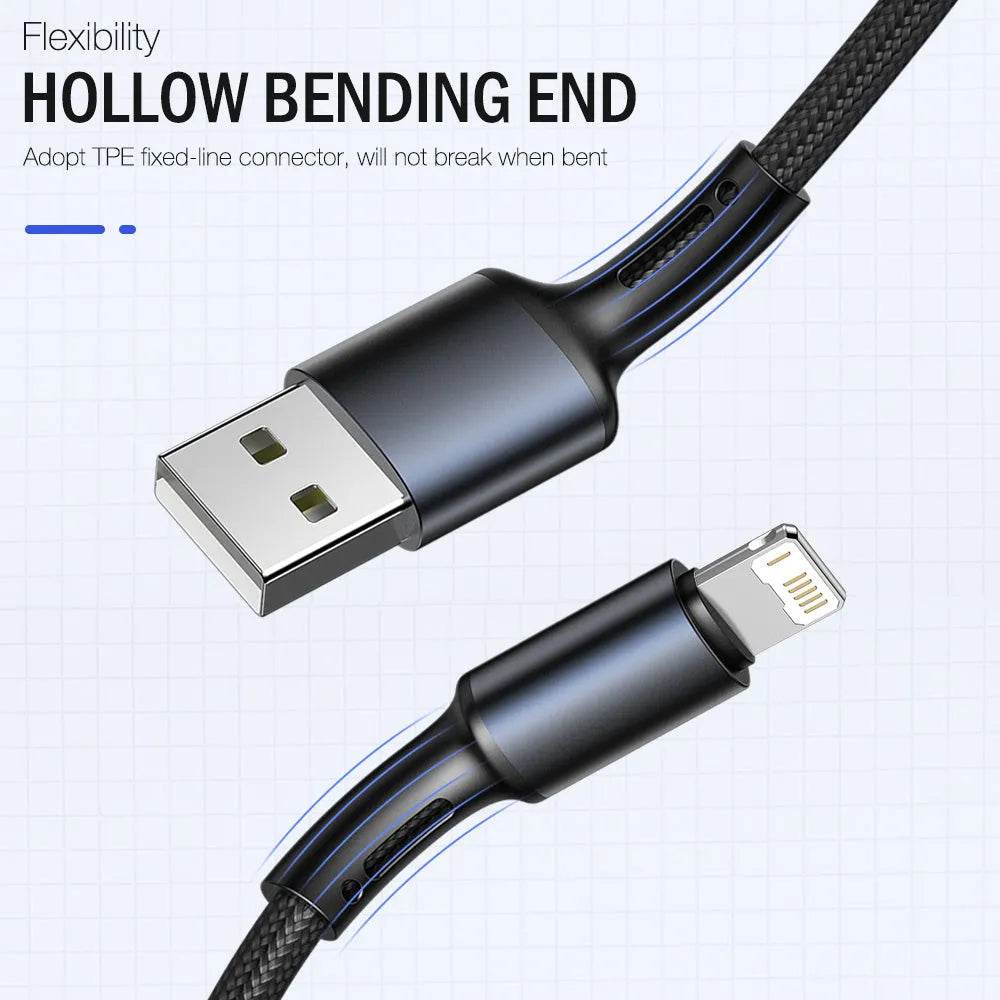 USB Charging Cable for iPhone & Android