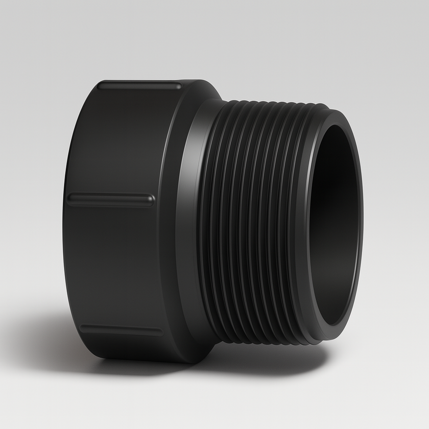 LESSO ABS Female Trap Adapter — Hub × FIPT DWV | 1-1/2″