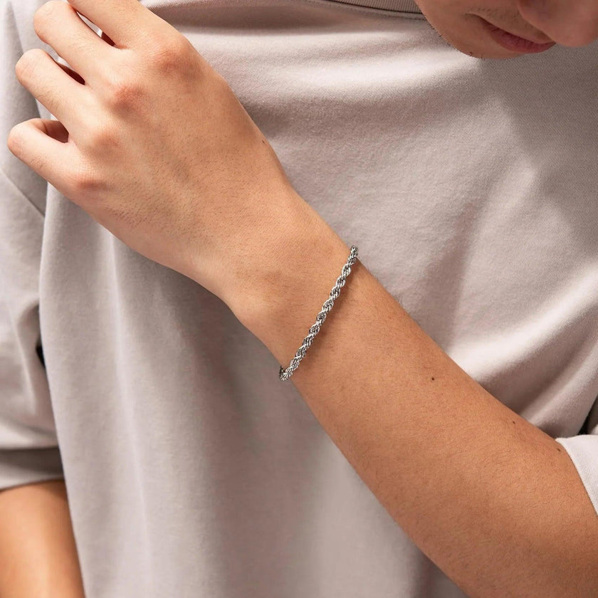 Cuban Chain Bracelet Set for Men's