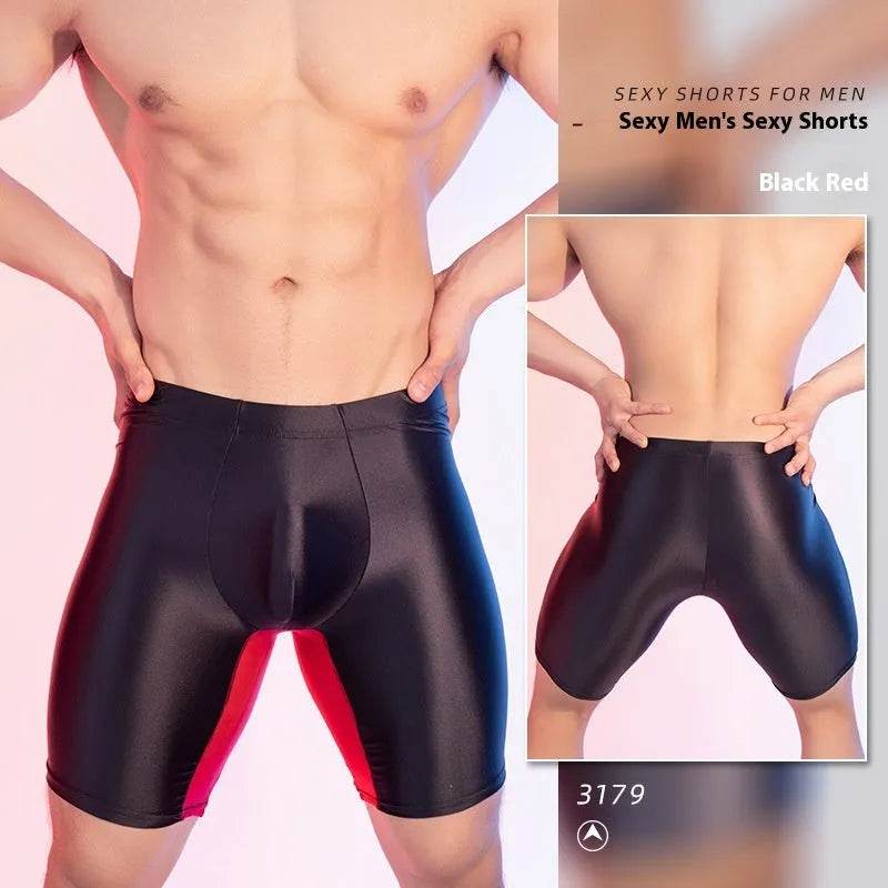 High Elasticity Glossy Ice Silk Sexy Fitness Shaping Leggings