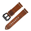 Discoloring Oil Wax Top Layer Cowhide Watch Strap
