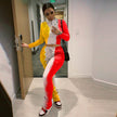 Tie-Dye 2pcs Women Long sleeve Drawstring Sweatsuit Outfit set